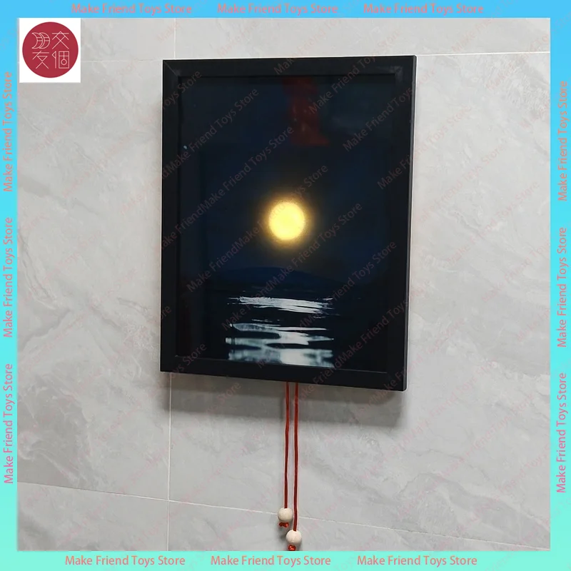 مصباح حائط غروب وشروق الشمس الحركي مع حبال سحب مزدوجة قابلة للتعديل إضاءة ليلية تتحرك مع الشمس إضاءة حائط زخرفية لغرفة النوم هدية - 5