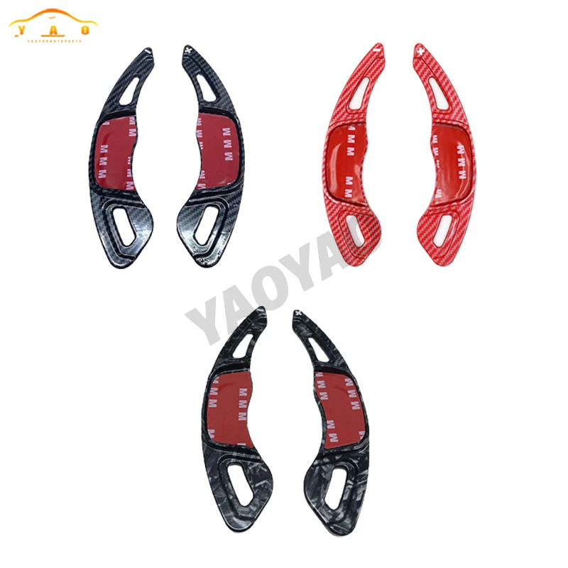 For Volkswagen VW Golf 7 Golf 6 GTI ABS Carbon Fiber Car Steering Wheel Shift Paddle Extension