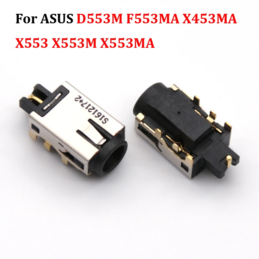 1pcs/lot New Laptop DC POWER JACK Socket for ASUS D553M F553MA X453MA X553 X553M X553MA series CHARGING PORT CONNECTOR