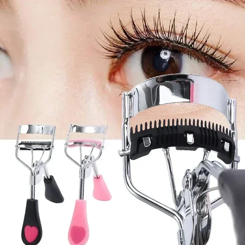 Comb Eyelash Curler Portable Professional Eye Lash Curle with Combs Tweezers Curling Lashes Clip Cosmetic Eyes Beauty Tools