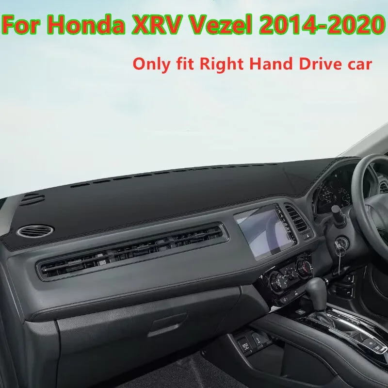 

RHD Leather Dashboard Dash Cover Protector Pad Mat For Honda XRV Vezel 2014-2020