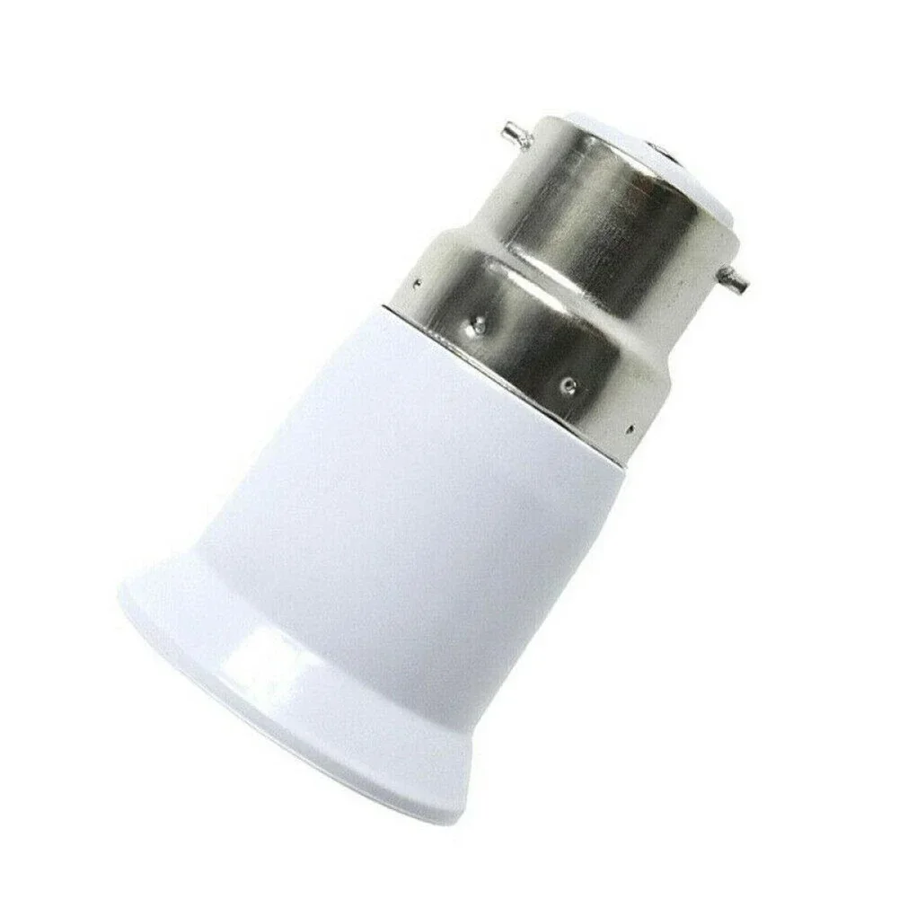 Adaptador de bombilla de tornillo Edison B22 a E27, convertidor de soporte de lámpara LED, Base de bombilla de conversión, accesorios de