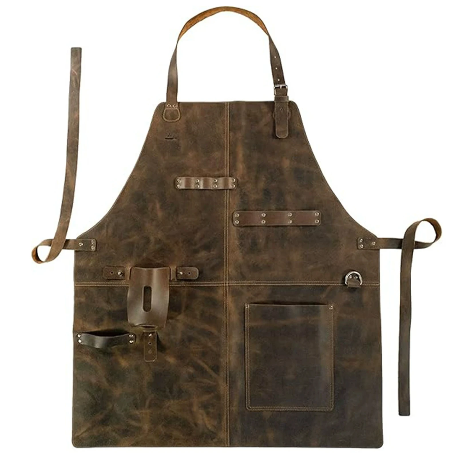 مريلة أدوات، مريلة حلاقة، مريلة. تتميز بتخزين مقاوم للماء ومتعدد الجيوب والبناء. العمال، الحلاقون، البستانيين، #1