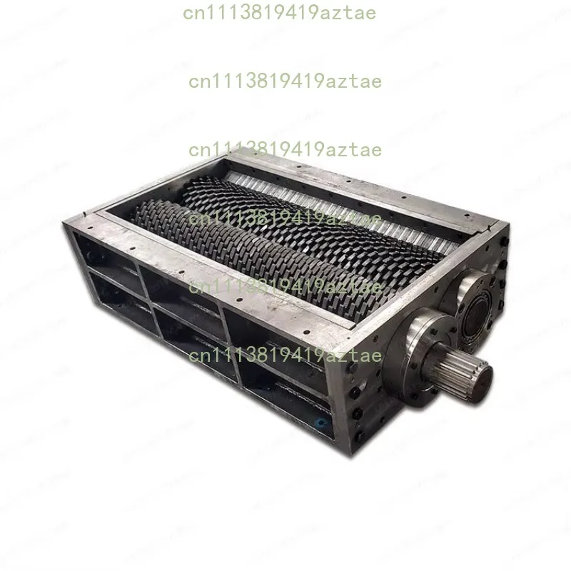 Double Shaft Shredder Blade Cavity Box Multi-Material Shredding Accessory Wood Tire Plastic Metal Rubber Cardboard Crusher Part