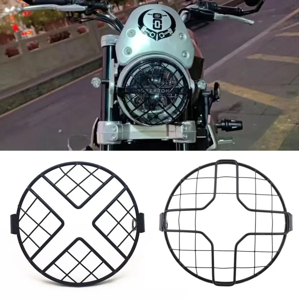 

New For Brixton Crossfire 500 500X Motorcycle Mesh Headlight Protector Holder Metal Grill Cover Guard Fit Crossfire 500 500X