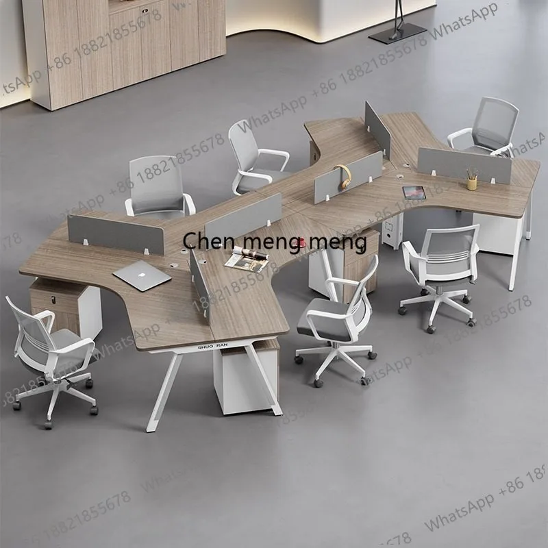 

Staff office desk and chair combination, office desk and chair 8 staff desk