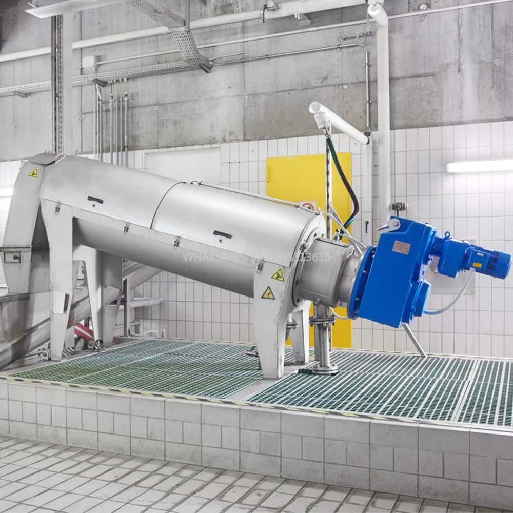 Disidratatore industriale per pressa per filtro a vite, separatore di liquidi solidi, per il trattamento delle acque reflue, per fanghi delle piante