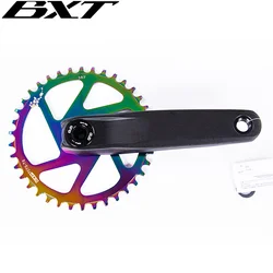 BXT 32T 34T 36T 38T MTB Road Bike Crank Aluminum Alloy Bicycle Chainwheel Single Plate Chainring for gx xx1 X1 x9 GXP
