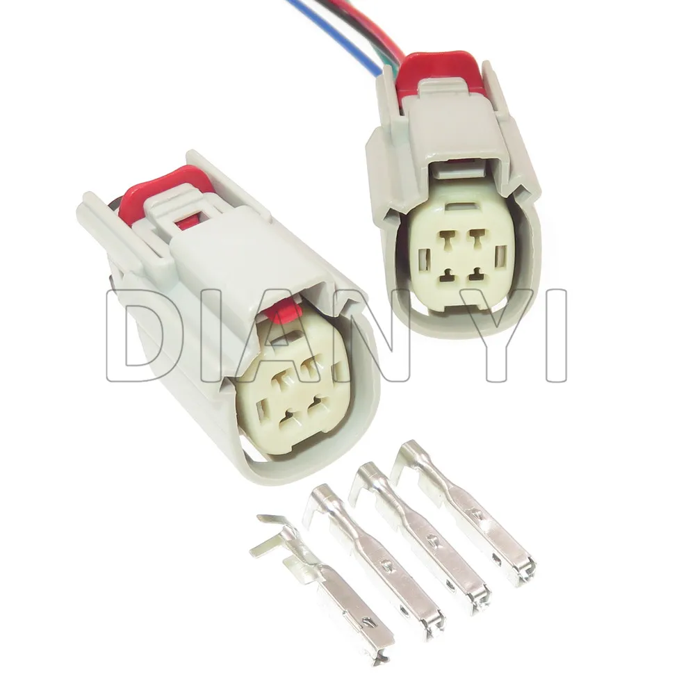 1 Set 4 Way Automobile Headlight Connector AC Assembly Waterproof Lamp Light 33472-0407 33472-4002 33472-0402 Socket For Ford