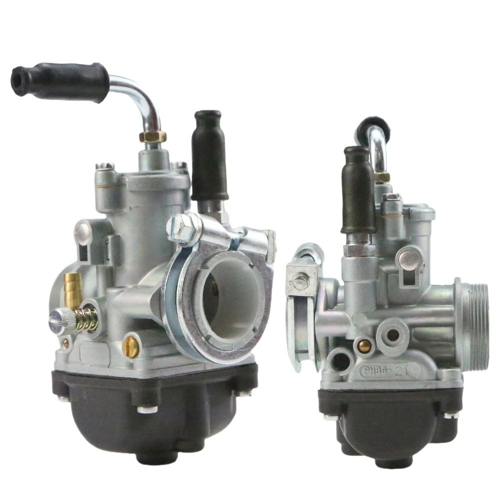PHBG 17.5/19.5/21 mm Racing Carburetor Kit – 2/4-Stroke 50-90 cc Scooter & Moped Universal