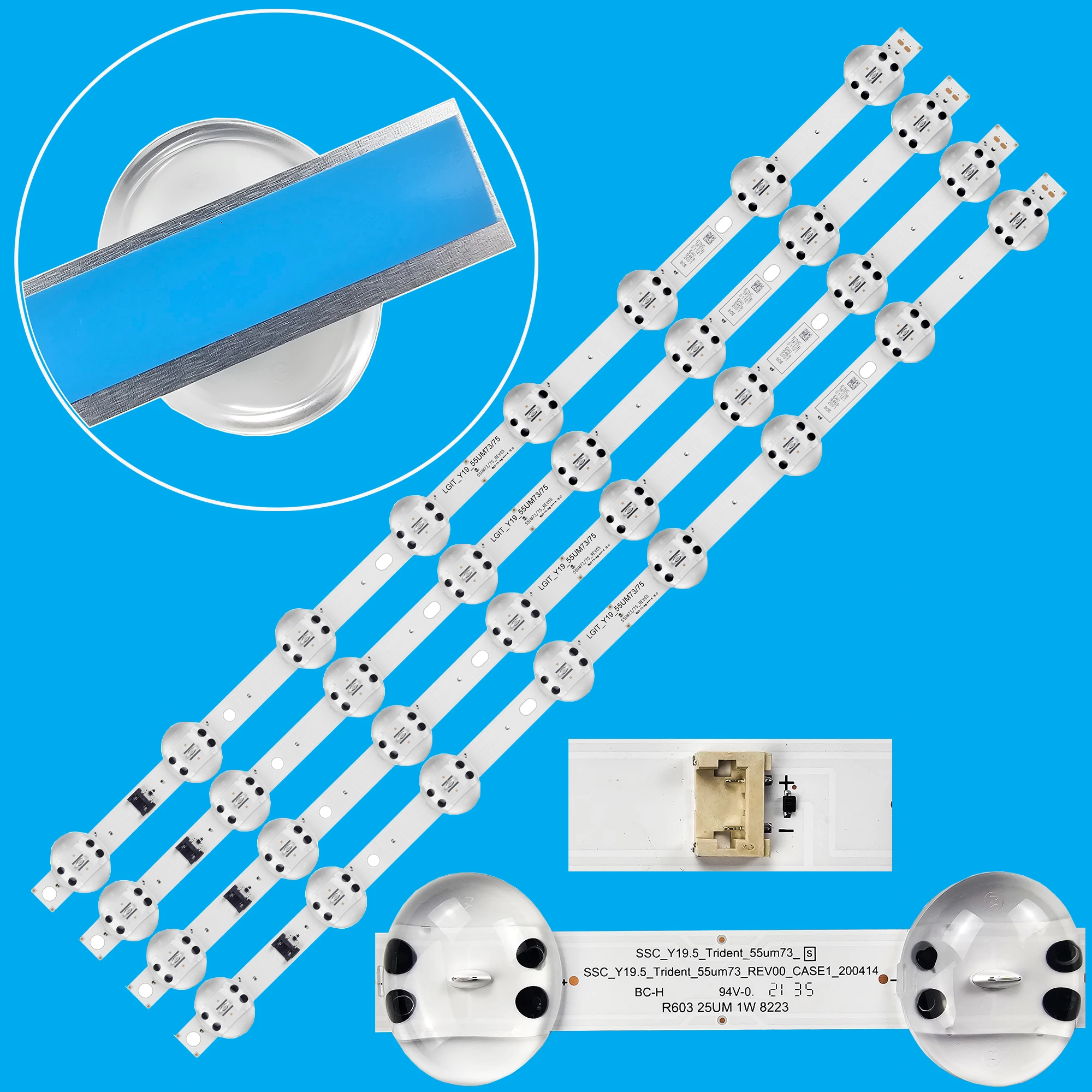 LED BackLight Strip For 55UM7300PUA 55UM7450PLA 55UM7470PSA 55UM7520PSB 55UM7610PLB 55UM7660PLA 55UM73 55UM73/75