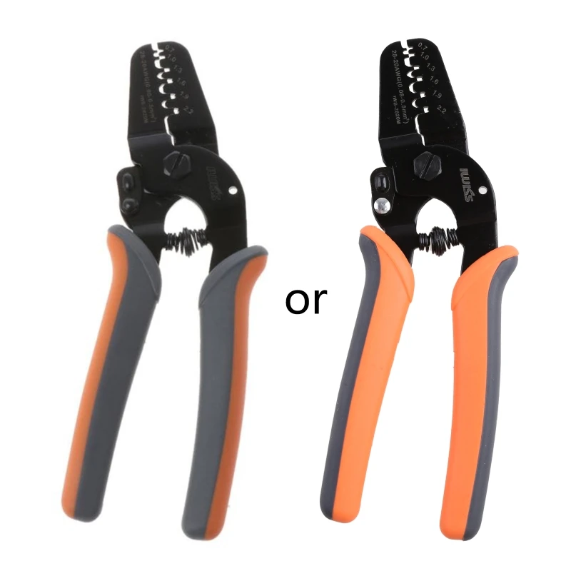 

Crimper Tool Crimping Pliers AWG28-20 Suitable for AWG28-20 Molex Barrel Connectors Plug Clamp Tools