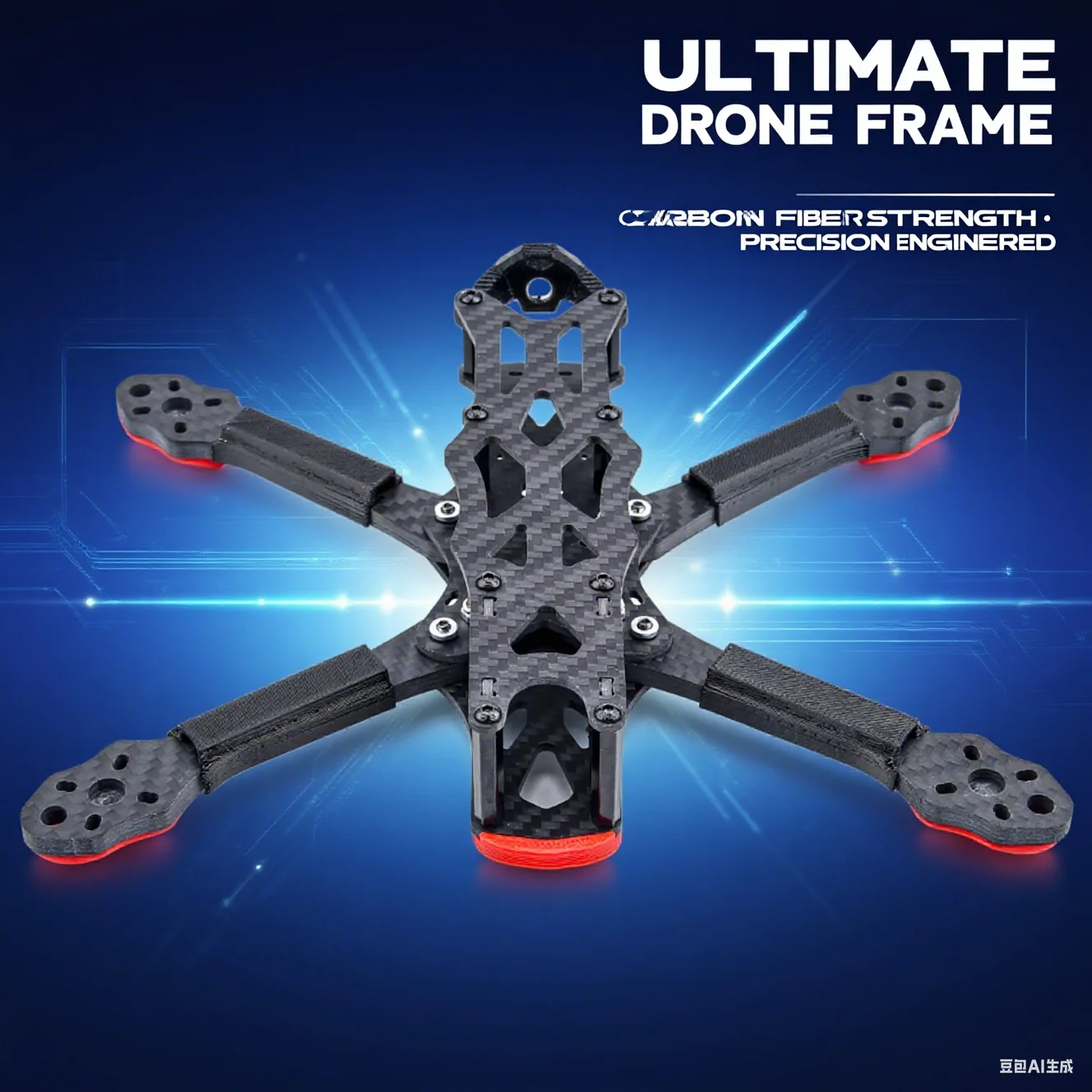 

APEX HD Series Carbon Fiber Frame Kit for FPV Racing Drones with 5.5mm Arms Compatible with HD5 HD7 HD8 HD9
