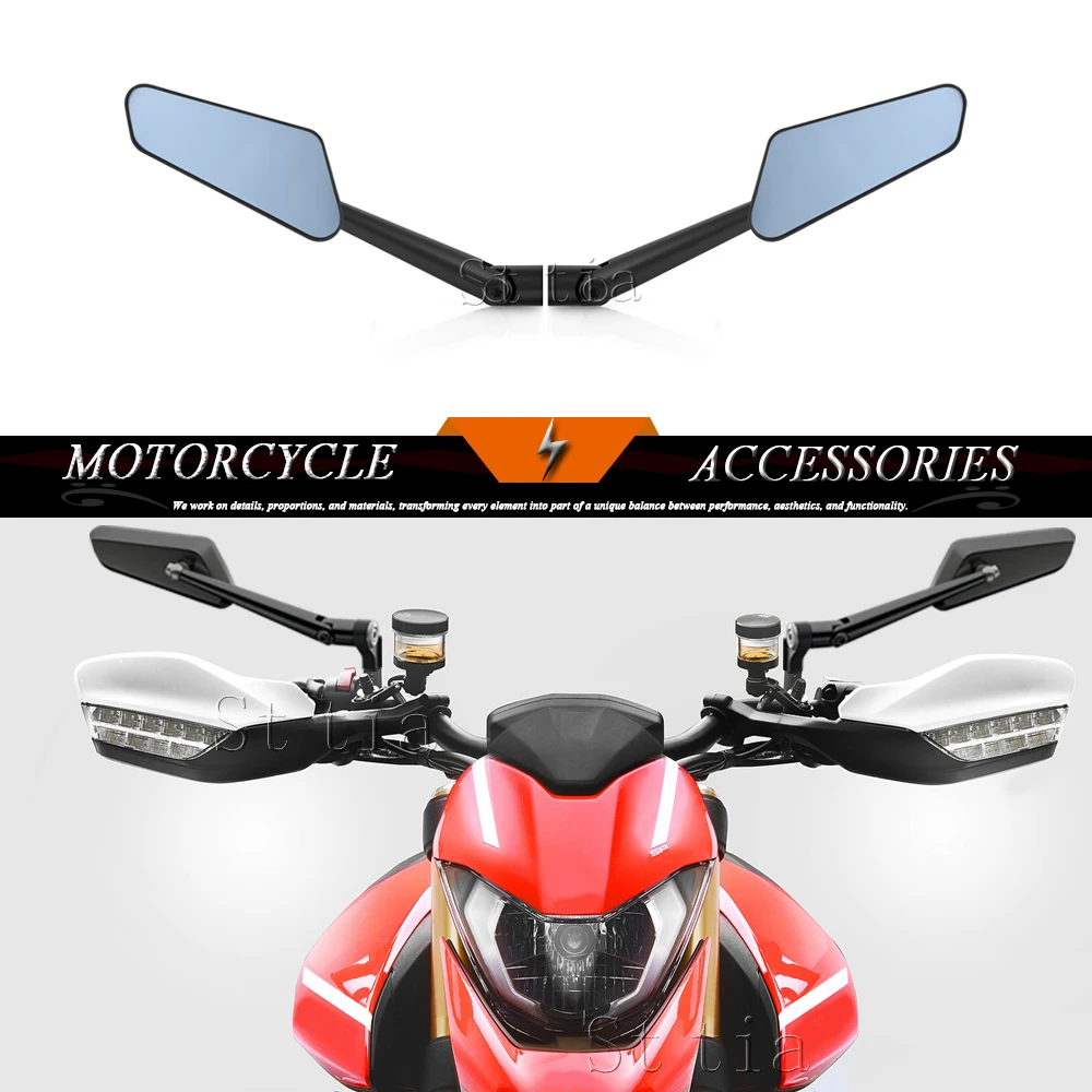

Fit For Ducati Hypermotard 950 HYPERMOTARD 950 SP 2019-2025 New Motorcycle Rearview Mirror Side Mirror Kit Adjustable Winglets