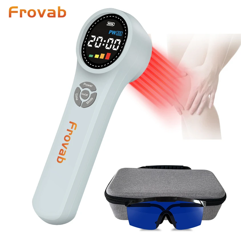 24pcs Diodes Medical Infrared Laser Treatment for Human Dogs Physiotherapy Tools Shoulder Joints Pains Muscles Relief at Home