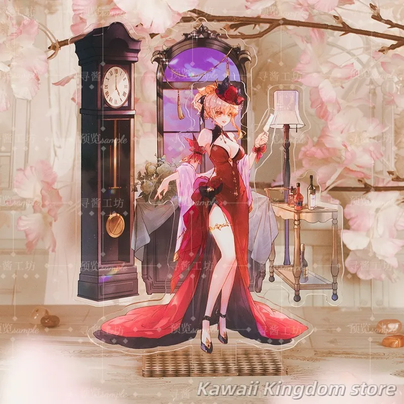 Genshin Impact Naganohara Yoimiya Anime Figuur Acryl Stand Model Plaat Bureau Decor Staande Teken badge Laser ticket Polaroid