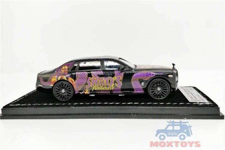 SmallCarArt 1:64 Rolls Royce Phantom VIII SHAQ\'S Diecast Model Car