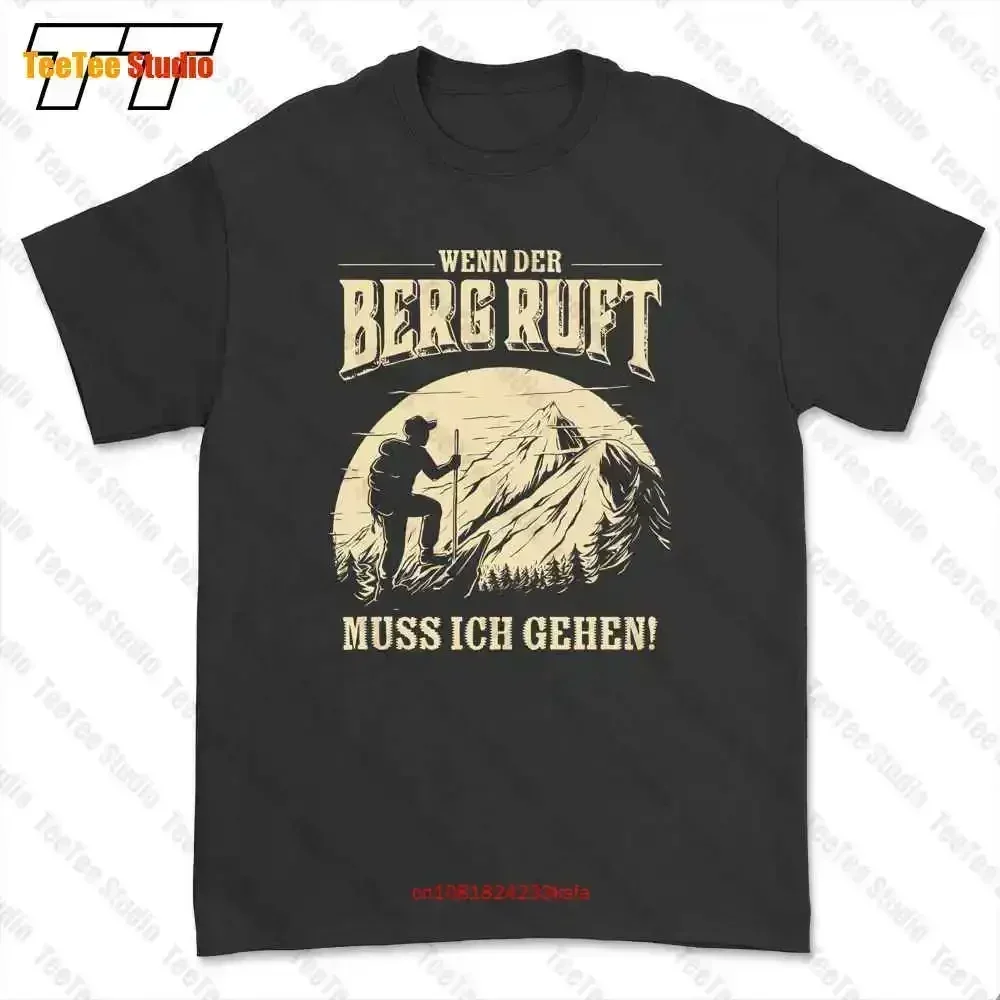 Drole Randonnee Wenn Le Berg Appelle Kletter Cadeau Imprime T-shirt Tee 51VU