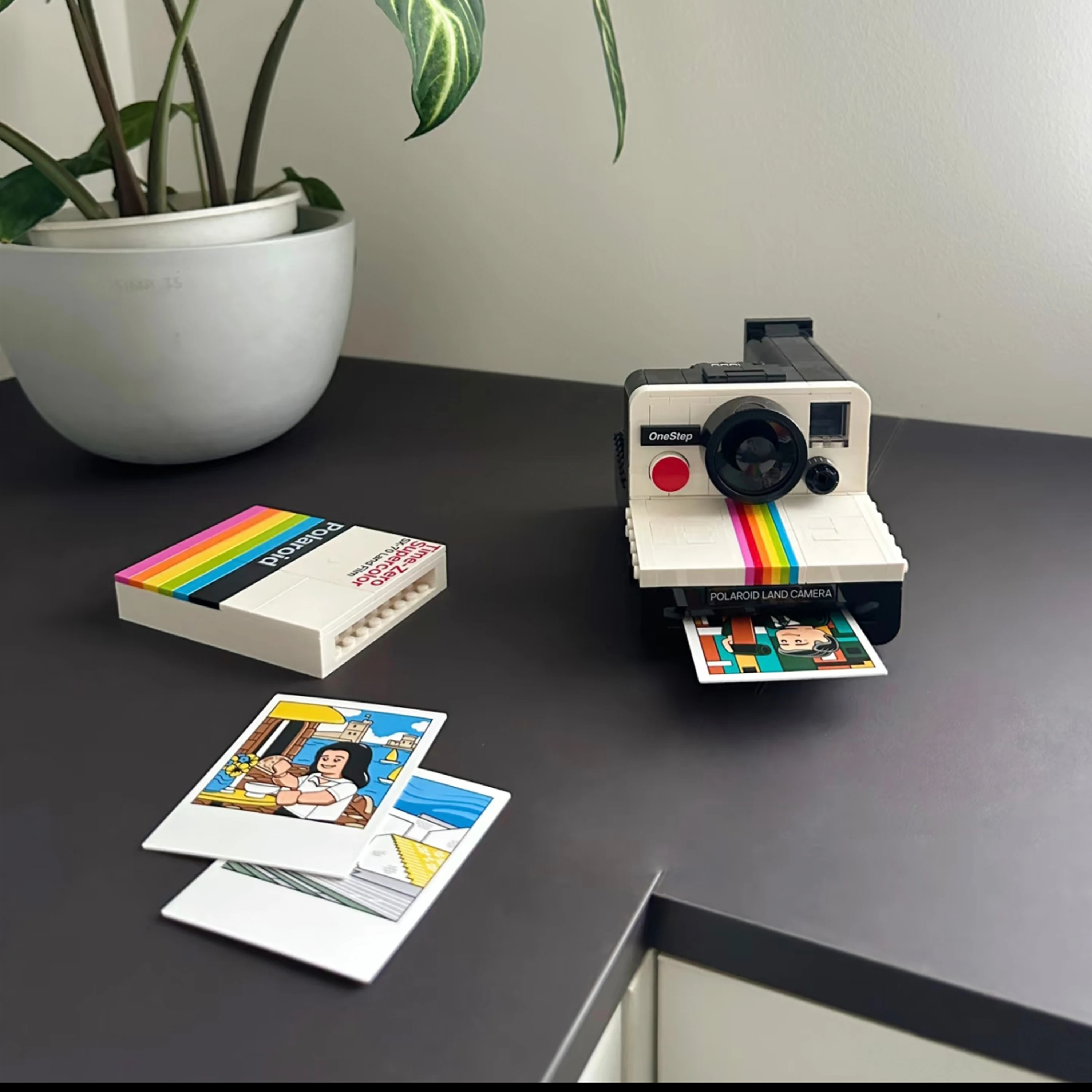 New 516pcs IDEAS Series Vintage Camera SX-70 Camera Model (Buliding Blocks Kit) Good Gift for Kids & Adults
