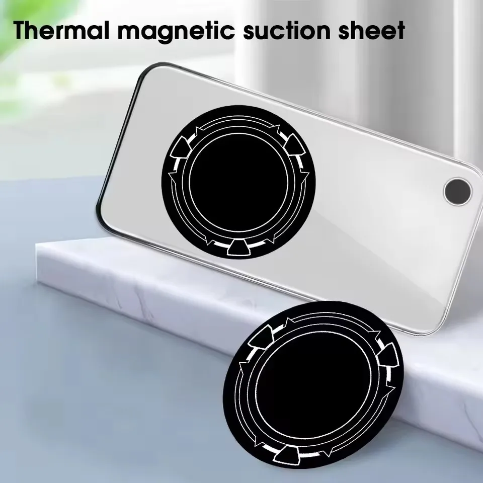 New 6cm Metal Plate Ring For Magsafe Magnetic Car IPad Holder Radiator Iron Sheet Sticker For IPad / Tablet PC
