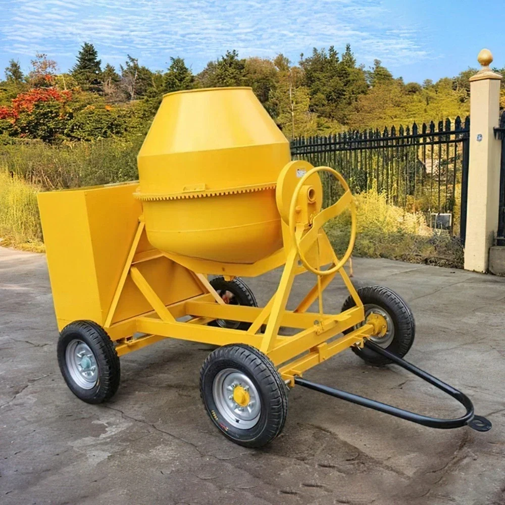 

New Small Concrete Mixer Mini 350l 500l 700L Diesel Cement Mixer Sales Mobile