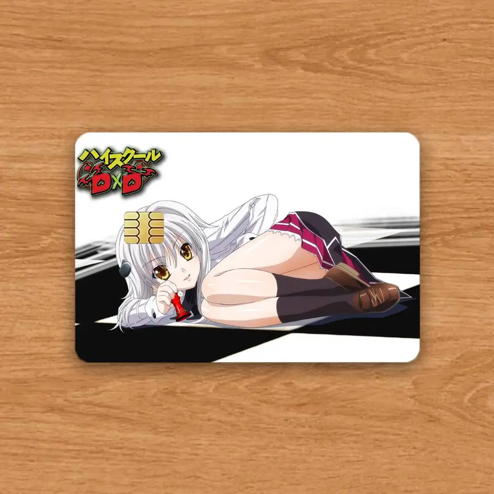 Anime High School DxD Credit Card HD Stickers Game Card Decal Card Matte Film Skin Small Chip Waterproof Sticker