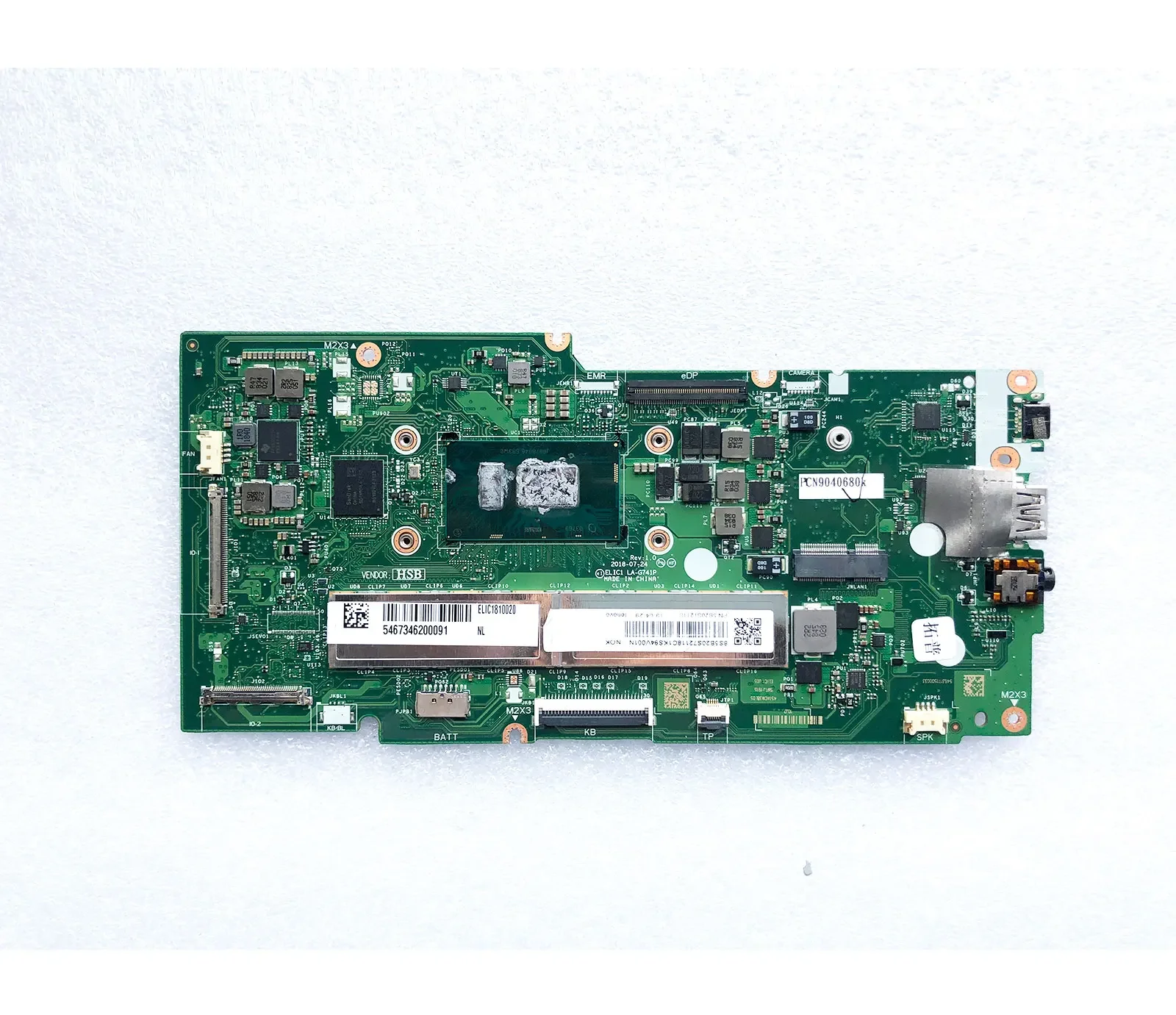 

5B20S72118 FLIC7 LA-G741P FOR Lenovo Chromebook C630 C340-15 Motherboard Laptop I3-8130U CPU 8G RAM G SSD