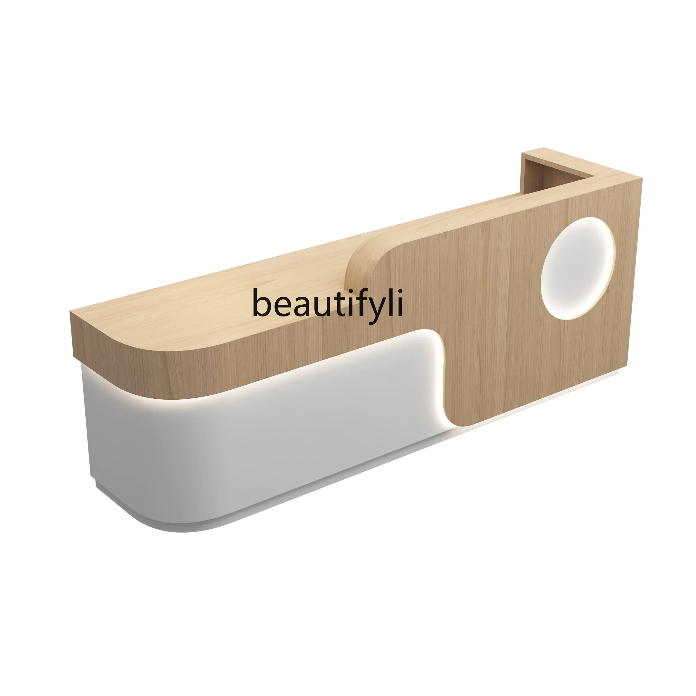 

Касса для магазина одежды 02, простая современная стойка регистрации салона красоты, маникюрный салон, небольшая коммерческая стойка регистрации, настройка