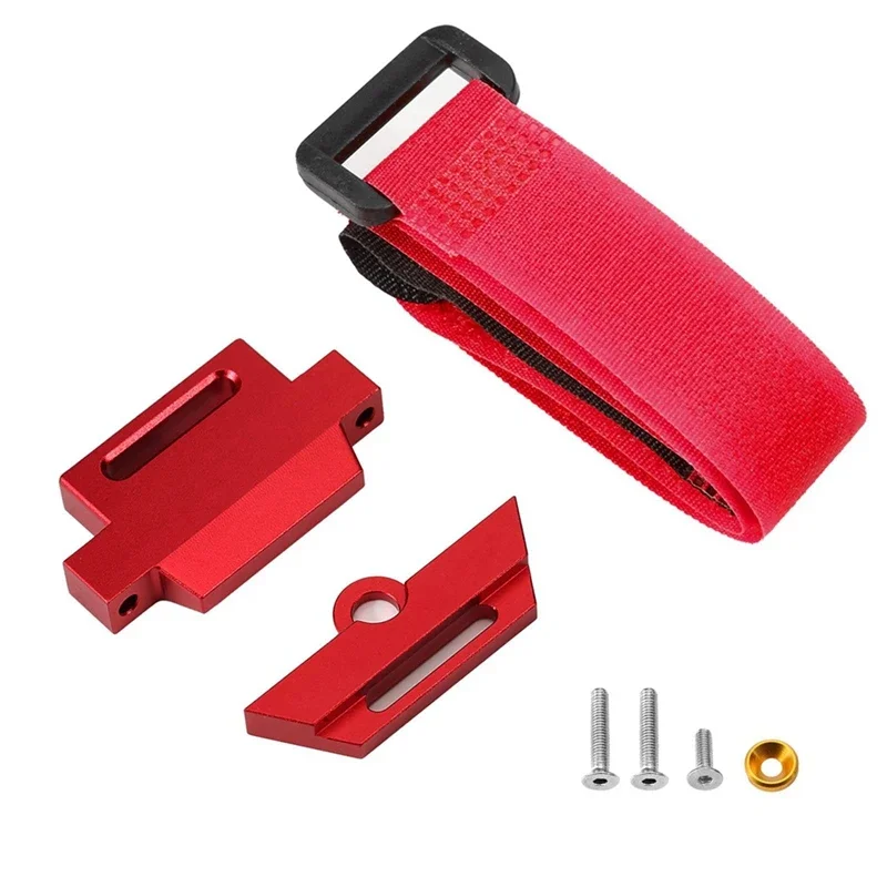 Set di supporti per batteria alti in metallo 3S 4S per parti di aggiornamento per auto RC 1/10 Traxxas Slash 2WD