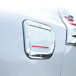 Chrome ABS Car Fuel Tank Cover Gas Box Cap For Toyota Land Cruiser Prado FJ150 2010 - 2013 2014 -2017 2018-2020