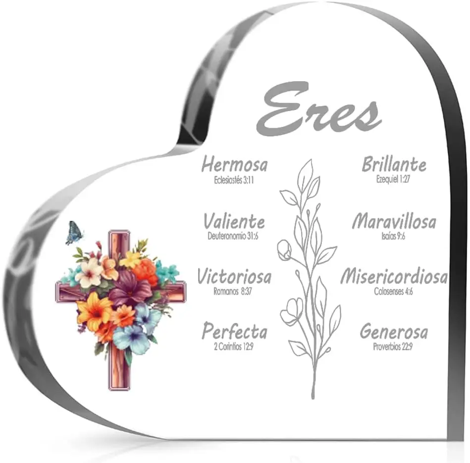 Spanish Christian Gifts for Women | Religious Inspirational Gifts with Bible Verse Prayers Gifts | Scripture Gifts