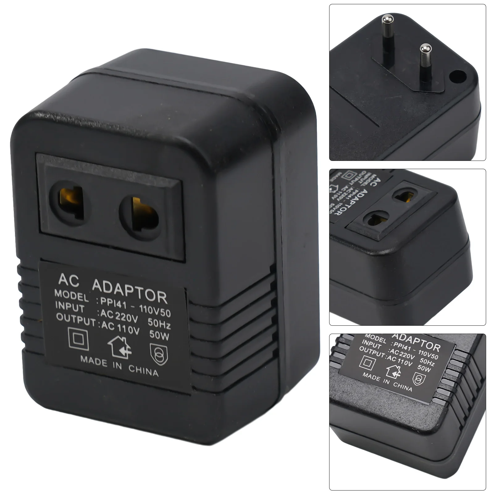 Power Converter Step Down Transformer Travel Adapter AC220V To 110V Voltage Converter EU 50/100W Electrical Equipment