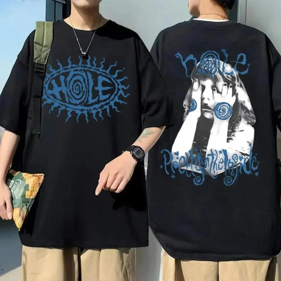 

Футболка с круглым вырезом и Alt - Rock Creative - Вдохновленная графикой с отверстием для любителей музыки