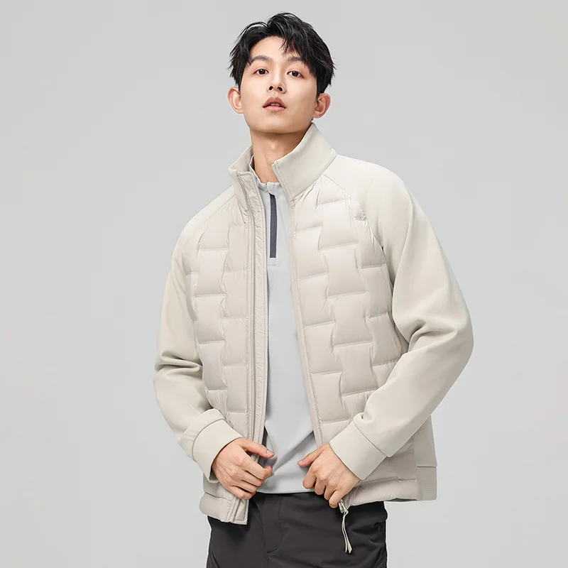 

2025 Autumn Winter Unisex Short Down Jacket Stand Collar Outdoor Workwear Casual Style Thickened Warm Parka