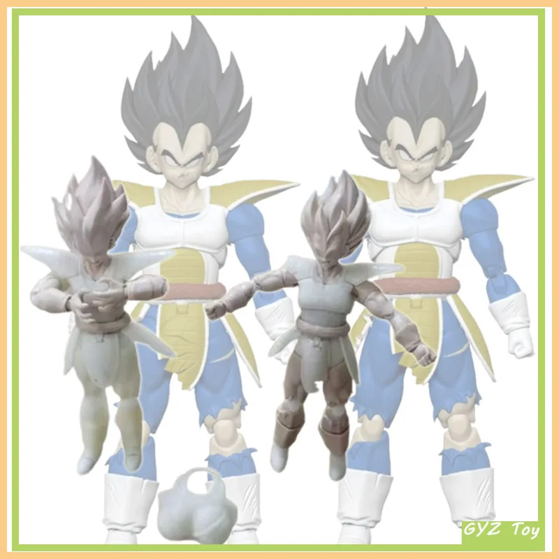 Black Hole Toys Dragon Ball SHF SSJ Super Saiyan Battle Suit Battle Damage Vegeta Son Goku Anime Action Figures Models kids gift