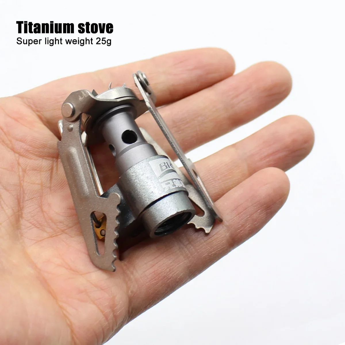 BRS Pocket Picnic Outdoor Gas Stove Camping Gas Burner Portable Mini Titanium Stove Survival Furnace BRS-3000T