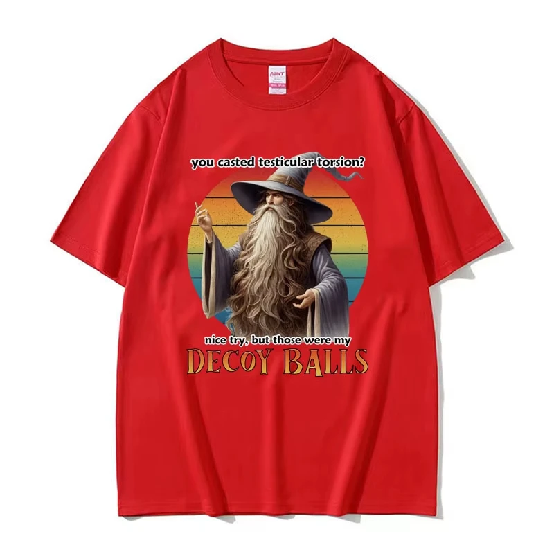 เสื้อยืดลายตลก Testicular Twist สำหรับผู้ชายและผู้หญิง เสื้อยืดลำลองผ้าฝ้าย สไตล์สตรีทแวร์ Shadow Wizard Money Gang เสื้อยืดสนุกๆ สไตล์ y2k