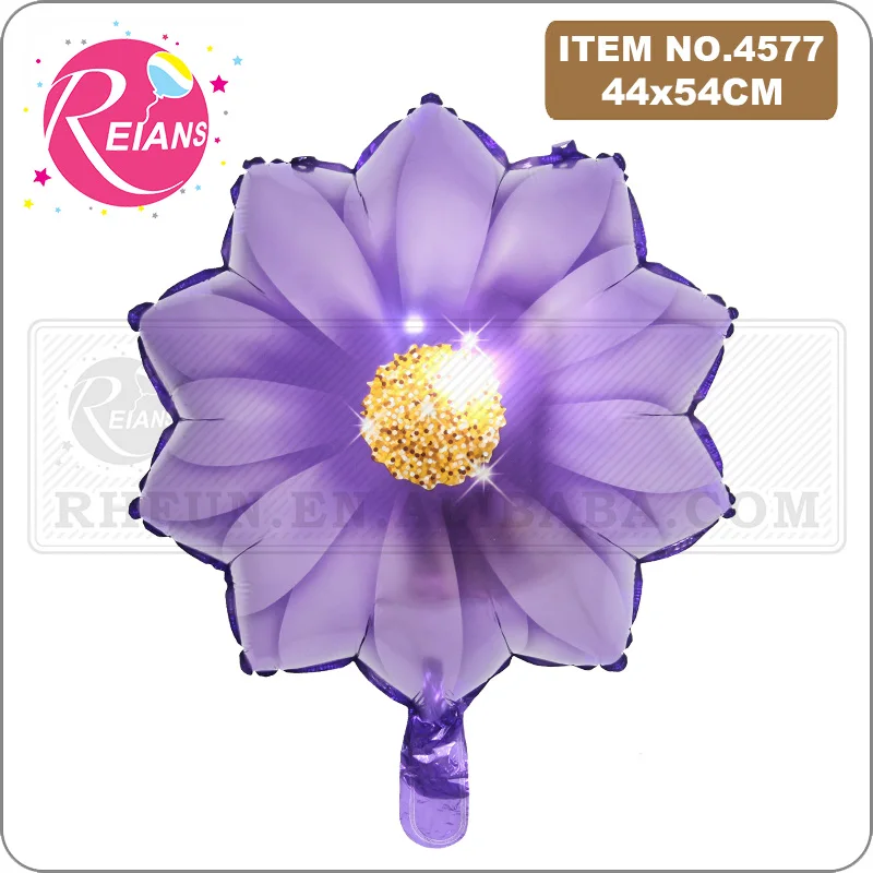 Sunflower Flower Foil Balloons Red Rose Purple Yellow Birthday Party Baby Shower Valentine's Day Wedding suppliers Decoration