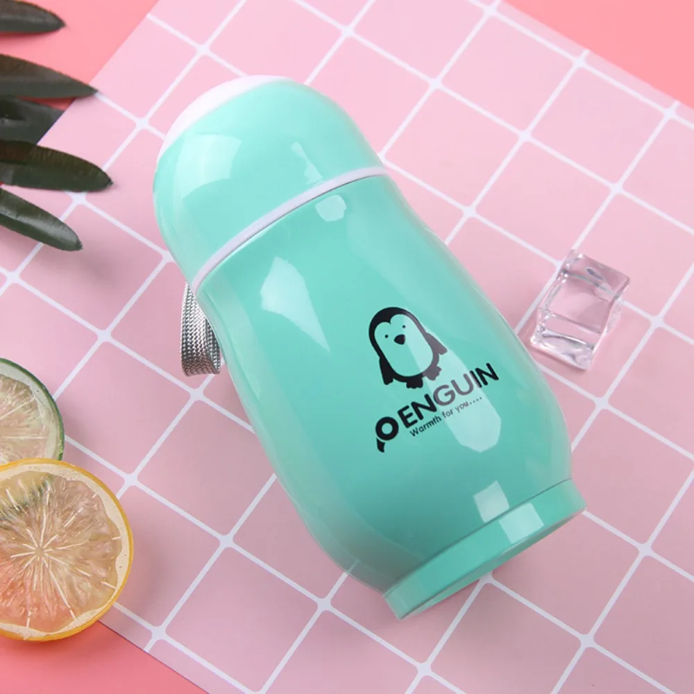 كوب ترمس صغير محمول للأطفال ، زجاجة مياه للأماكن الخارجية ، ترمس جيب ، عزل ، سفر ، لطيف ، من من من من من من من الخارج