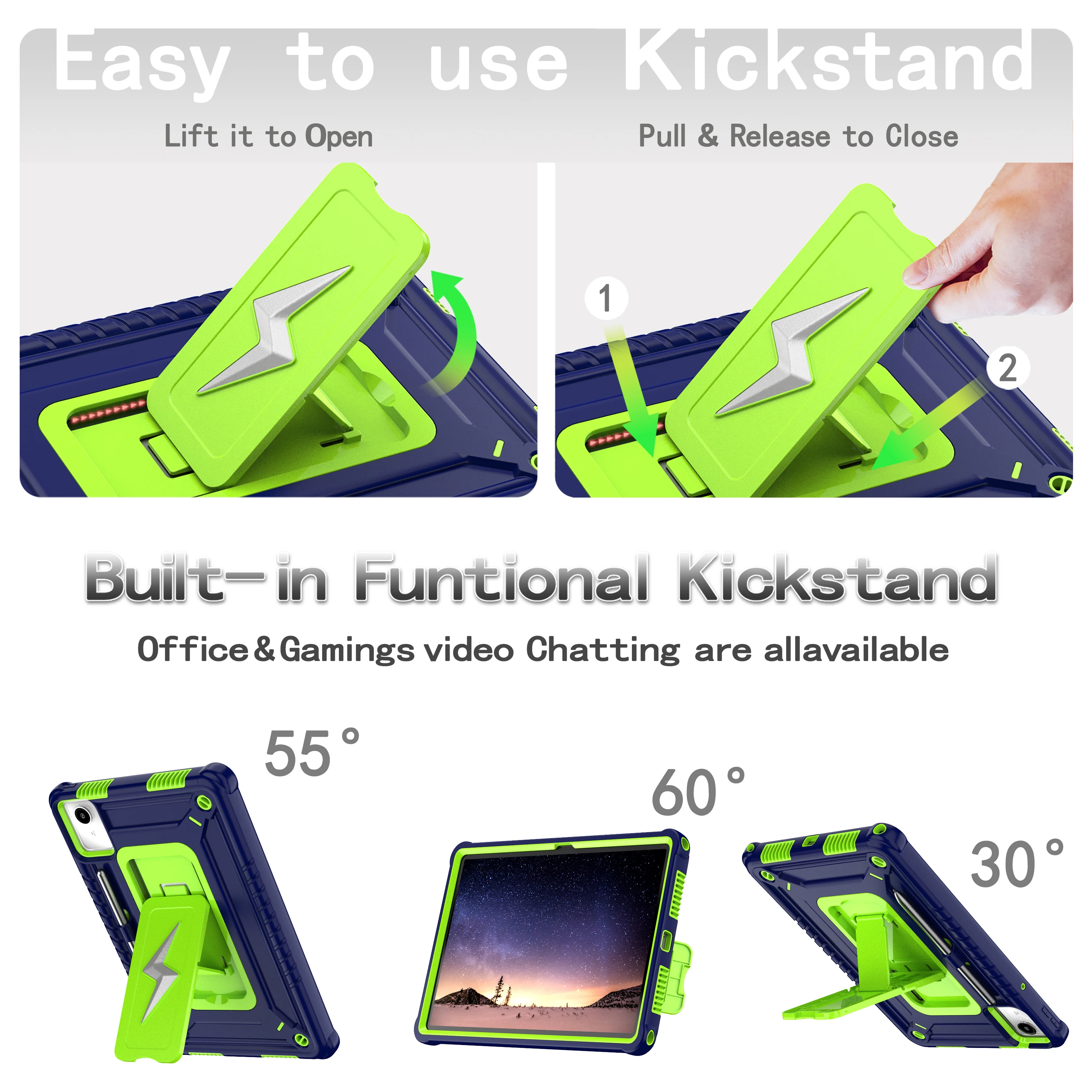 Case Universal For Lenovo Idea Tab K11 Gen2 Xiaoxin Pad 11 2025 2024 M11 TB335FC TB336FU TB336ZU TB331FC TB330FU XU Hybrid Cover