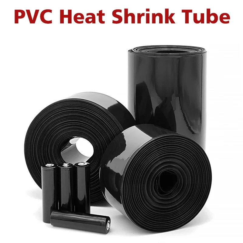 230mm~500mm Heat Shrink Tube 18650 Lithium Battery Insulation Sheath Li -Ion Wrap Cover Skin PVC Shrinkable Tubing Film Sleeving