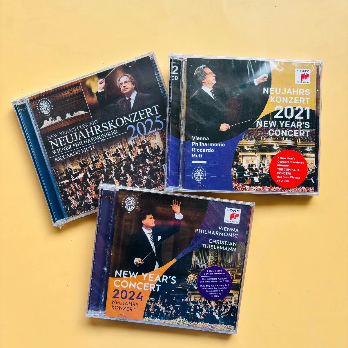 

Vienna New Year's Concert Neujahrskonzert 2021/2024/2025 Vienna Philharmonic 2CD Classical Live Recording Audio CD