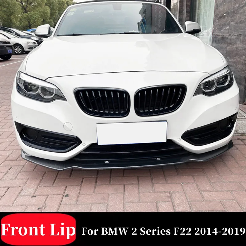 

Для BMW 2 серии F22 220i 225i 228i 2014-2019 автомобильный передний бампер, спойлер на подбородок, сплиттер, Bodykit, внешние аксессуары для тюнинга