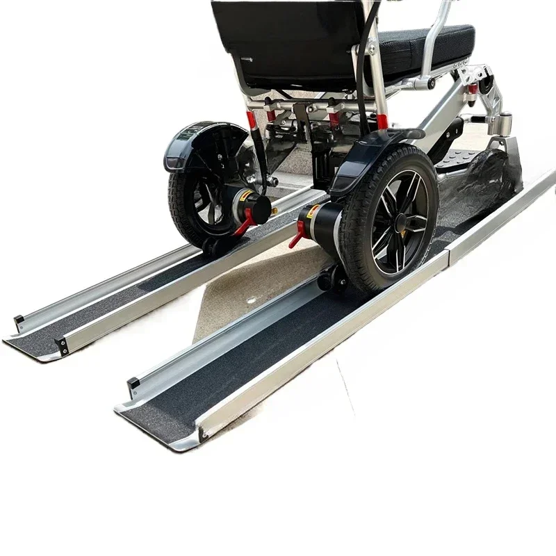 180Cm 6Ft Telescopic Portable Wheelchair Ramps Loading Ramp