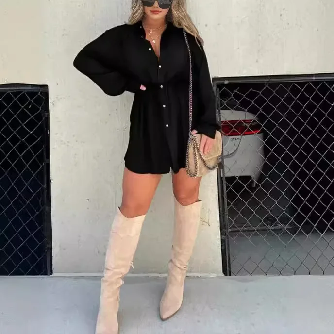 Dames Playsuit Shirt & Shorts - usage example