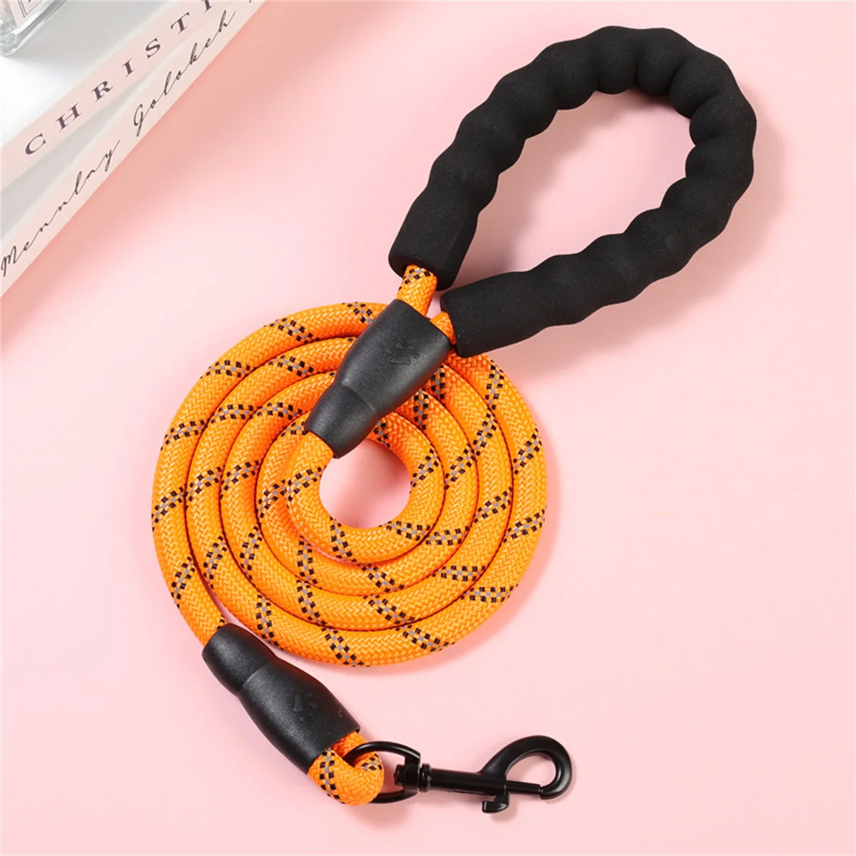 1.5m 2m 3m Long Dog Leash Reflective Outdoor Training Nylon Pet Leash Lanyard Strong Rope for Small Medium Large Big Dogs Item