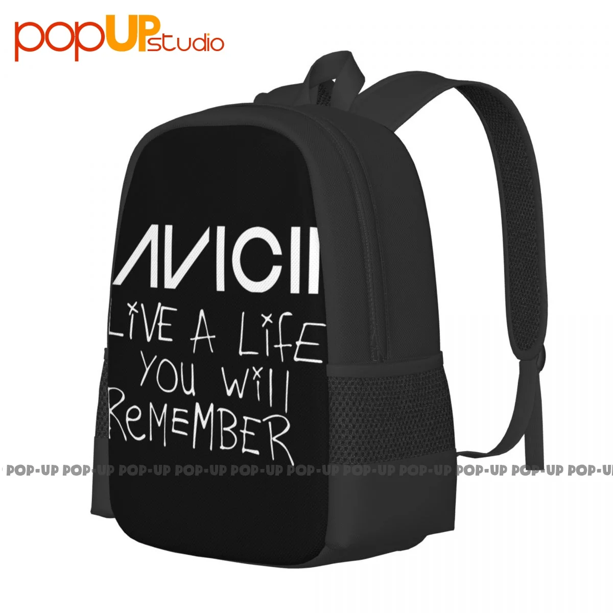 Avicii Live A Life You Will Remember Backpack Large Capacity Bookbag Foldable Eco Friendly Riding Backpack