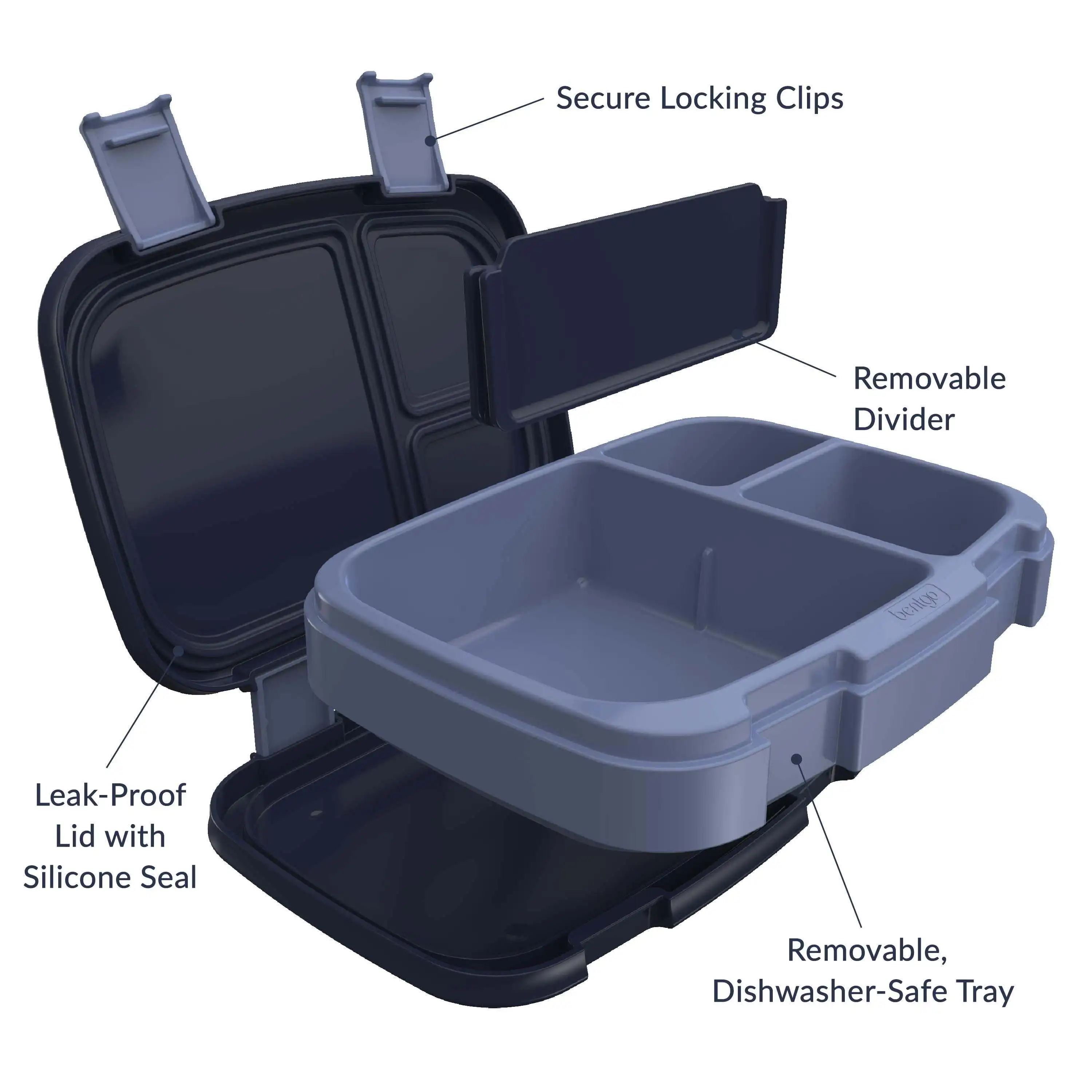 누수 방지 도시락 - 네이비 누수 방지