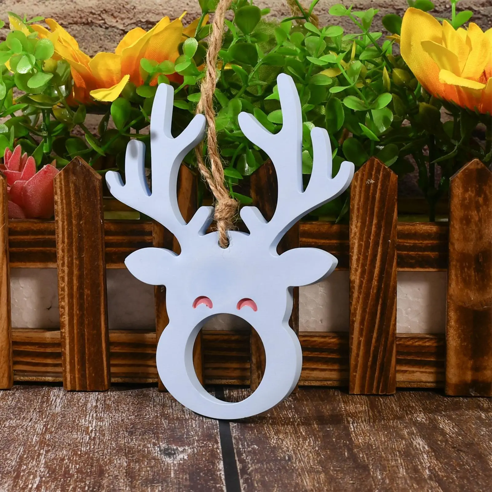 Stampo in silicone natalizio riutilizzabile facile da rilasciare albero di Natale ciondolo renna stampo in silicone per bambini adulti coppie di famiglia