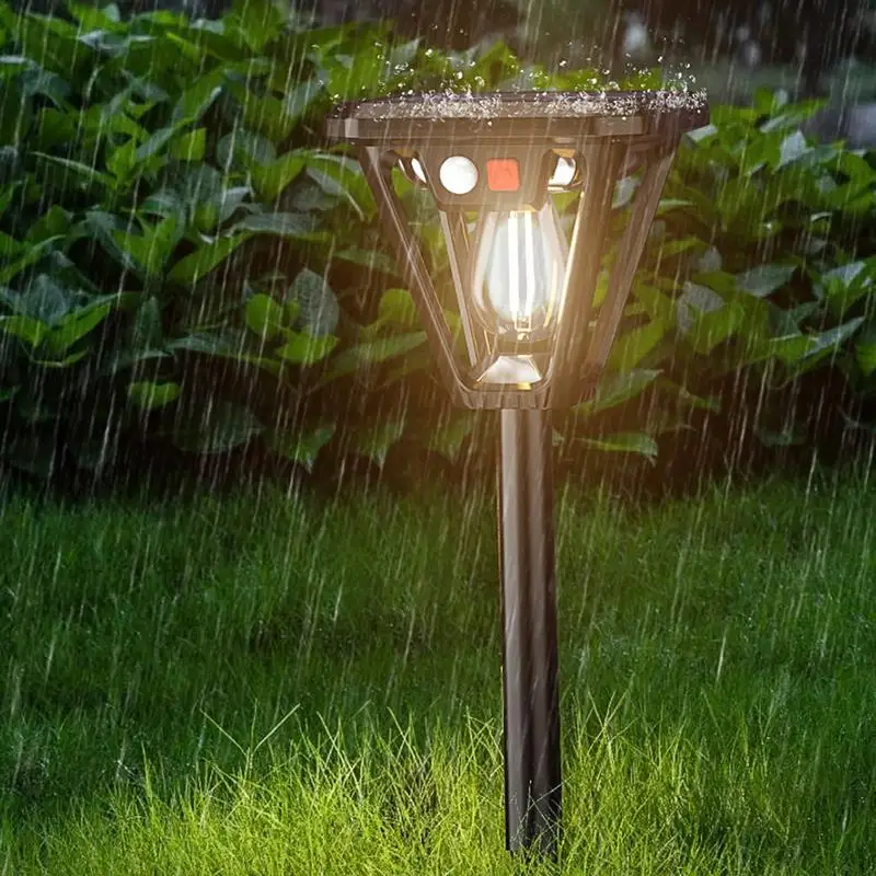 Waterproof Solar Lights Waterproof Ground Light With Motion Sensor 2PCS Outdoor Multipurpose Wall Lights Intelligent LED Lights